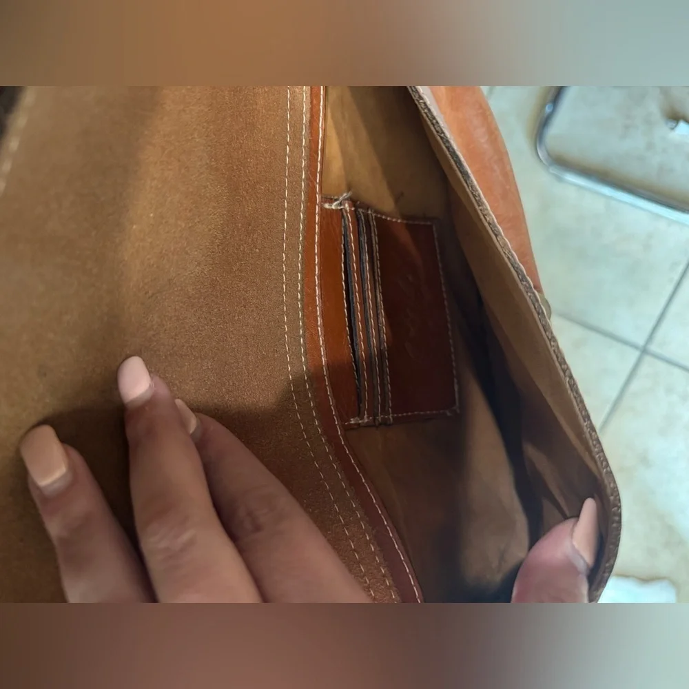 Patricia‎ Nash Brown Leather Crossbody Bag